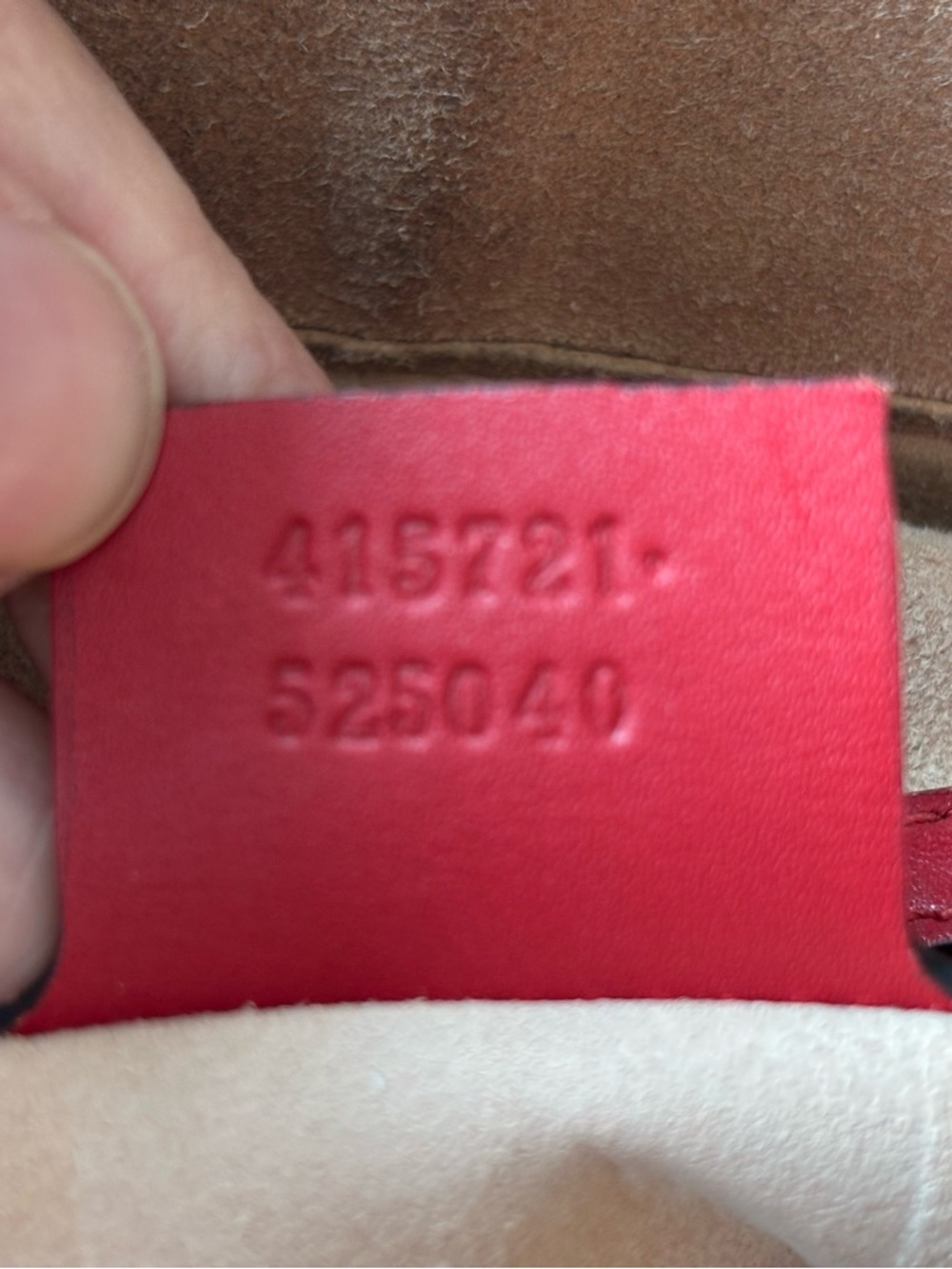 Authentic Gucci Supreme Navy and Red Shoulder Tote Bag - Picture 13 of 14